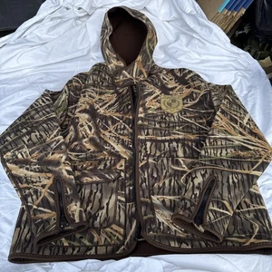 Kobuk Mens 90% Neoprene Hunting Fishing Jacket Size Medium Shadowgrass Camo - Picture 1 of 9