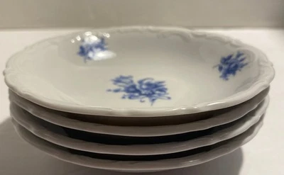 Mitterteich Baviera Alemania Meissen azul 5 pulgadas Cuencos de postre Foto 1 de 4