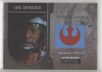 2016 Topps Star Wars Evolution Commemorative Flag /170 Luke Skywalker Patch 1j8 - Image 1 of 3