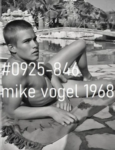 VINTAGE MÄNNLICHES PORTRAIT #0925-846 - Mike Vogel, L.A. 1968 - kostenloser Versand in den USA - Bild 1 von 2