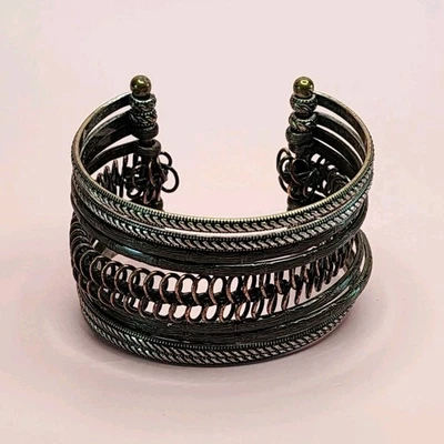 Brazalete Brazalete de Metal Mixto Premier Designs Joyería de Moda Moderno Boho Foto 1 de 4