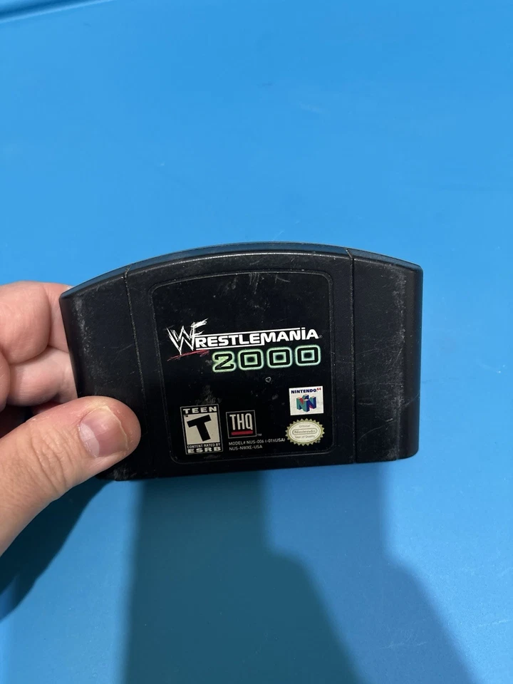 WWE WWF WrestleMania 2000 Nintendo 64 N64 - Auténtico OEM Foto 1 de 1