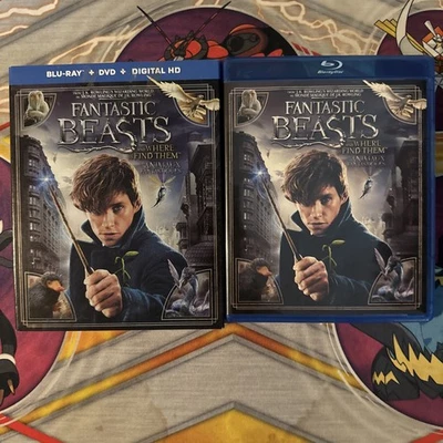 Animales fantásticos y dónde encontrarlos (Blu-ray/DVD, 2016) bilingüe con deslizamiento Foto 1 de 4