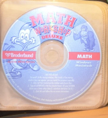 Lot of 7 CD-Rom's Math Workshop Sesame Street Letters Mission T.H.I.N.K. Circus - Image 1 of 4