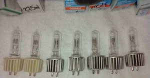HPL 375 watt Halogen Lamps 375/115/x (UCF) 115v - 7 bulbs - Maybe used? - Rare - Picture 1 of 10
