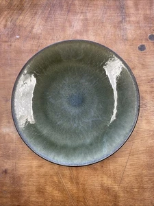 Jars France SAMOA VERT Green Dinner Plate 10 3/8" 1 ea 5 available - Picture 1 of 5