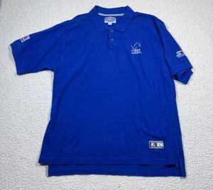 Camisa polo vintage Starter NFL Pro Line Detroit Lions para hombre talla L manga corta - Imagen 1 de 7