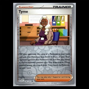 Tyme 190/191 Reverse Holo - Surging Sparks Pokemon Card - Picture 1 of 1