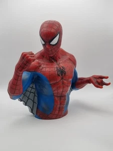 Marvel Spiderman 8" PVC Bust Money Bank Monogram Marvel Comics - Imagen 1 de 5