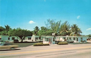 Lake Worth Florida, Palm and Pine Hotel, publicidad, postal vintage - Imagen 1 de 2