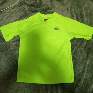 Arizona Jeans Boys Kids Neon Green short sleeve T-shirt Size 6 - Picture 1 of 3