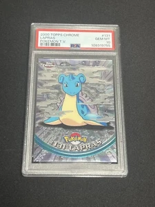 2000 Topps Chrome Pokemon TV Series 2 #131 Lapras PSA 10 Gem Mint - Picture 1 of 2