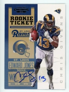 2012 Contenders CHRIS GIVENS Rookie Karte RC AUTO AUTOGRAMM #227 Miami Redhawks - Bild 1 von 1