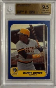 1986 Barry Bonds Fleer Update RC #U-14... bewertet BGS 9,5 Edelstein neuwertig - Bild 1 von 2