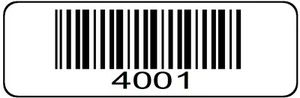 4001 - 5000 Serial Barcode Sequential Sticker Consecutive Number Label Set # 5 - Picture 1 of 1