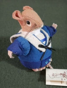 handmade cute sailor MOUSE "SEA HOLLY" RICE-MICE ornament SUZANNE BURNS 1984 - Picture 1 of 11