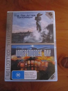 DVD 2 DVD SET THE DAY AFTER TOMORROW & INDEPENDENCE DAY GREAT **** MUST SEE * - Picture 1 of 2