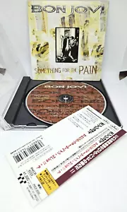 Bon Jovi "Something For The Pain + 3 Live!! + Secrettrack" Japan Maxi Single CD - Picture 1 of 10