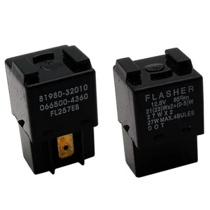 2Pcs DENSO 81980-32010 066500-4360 Flasher Relay Turn Signal 3Pins - Picture 1 of 6