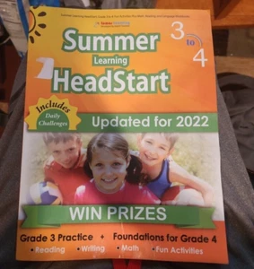 Summer Learning HeadStart, Grade 3 to 4: Fun Activities Plus Math Writing - Picture 1 of 1