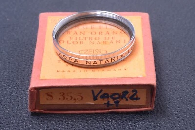 ✅ AGFA NATARIX CLOSE UP 35.5MM FILTER GENUINE LENS OR CAMERA SCREW W/ BOX 106-4 - Image 1 of 2
