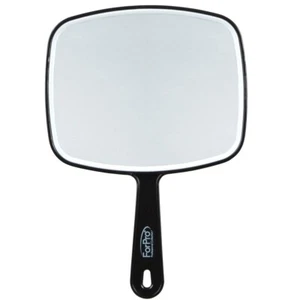 Hand Held Mirror Extra Large For Barber Lady Makeup Beauty Cosmetic With Handle - Picture 1 of 6