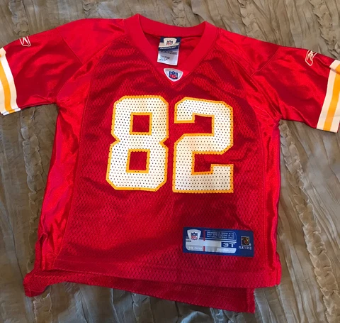 DANTE HALL Kansas City CHIEFS Football Replica REEBOK Toddler 3T Jersey NEW Cover