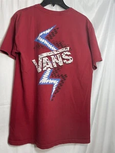 Vans T Shirt Mens Medium Classic Fit Red - Picture 1 of 8