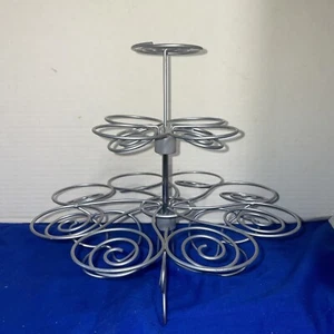 Wilton Cupcakes 'N More Small Cupcake Stand- Metal Dessert Stand Holds 13 - - Picture 1 of 6
