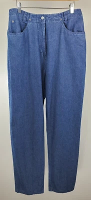 J Jill Lightweight Denim Jeans / Pants (31x29) - Size 14 - Blue - Image 1 of 4
