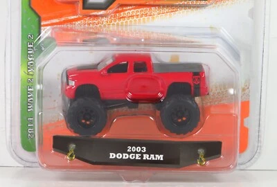 Jada Just Trucks Wave 2 2003 Dodge Ram Pickup Truck Off Road 4X4 #009 Red 1:64 - Image 1 of 4