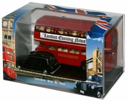 Oxford Diecast - Londra Bus E Taxi Set Regalo - LD004 - Immagine 1 di 1