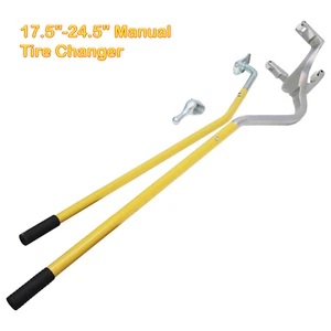 Portable 771LBS Car Tire Changer Heavy-Duty 17.5"-24.5" Mount Demount Tool - Picture 1 of 24