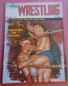 1963 The Ring Wrestling July Issue Magazine! Detached Poor Condition ° Reader - Picture 1 of 6