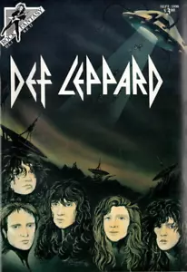 Fumetto Rock Fantasy Michael Valentine Def Leppard settembre 1990 vintage - Foto 1 di 1
