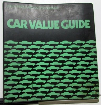 Libro de datos de concesionario Chevrolet 1978 álbum de referencia de ventas Camaro Corvette Nova Foto 1 de 4