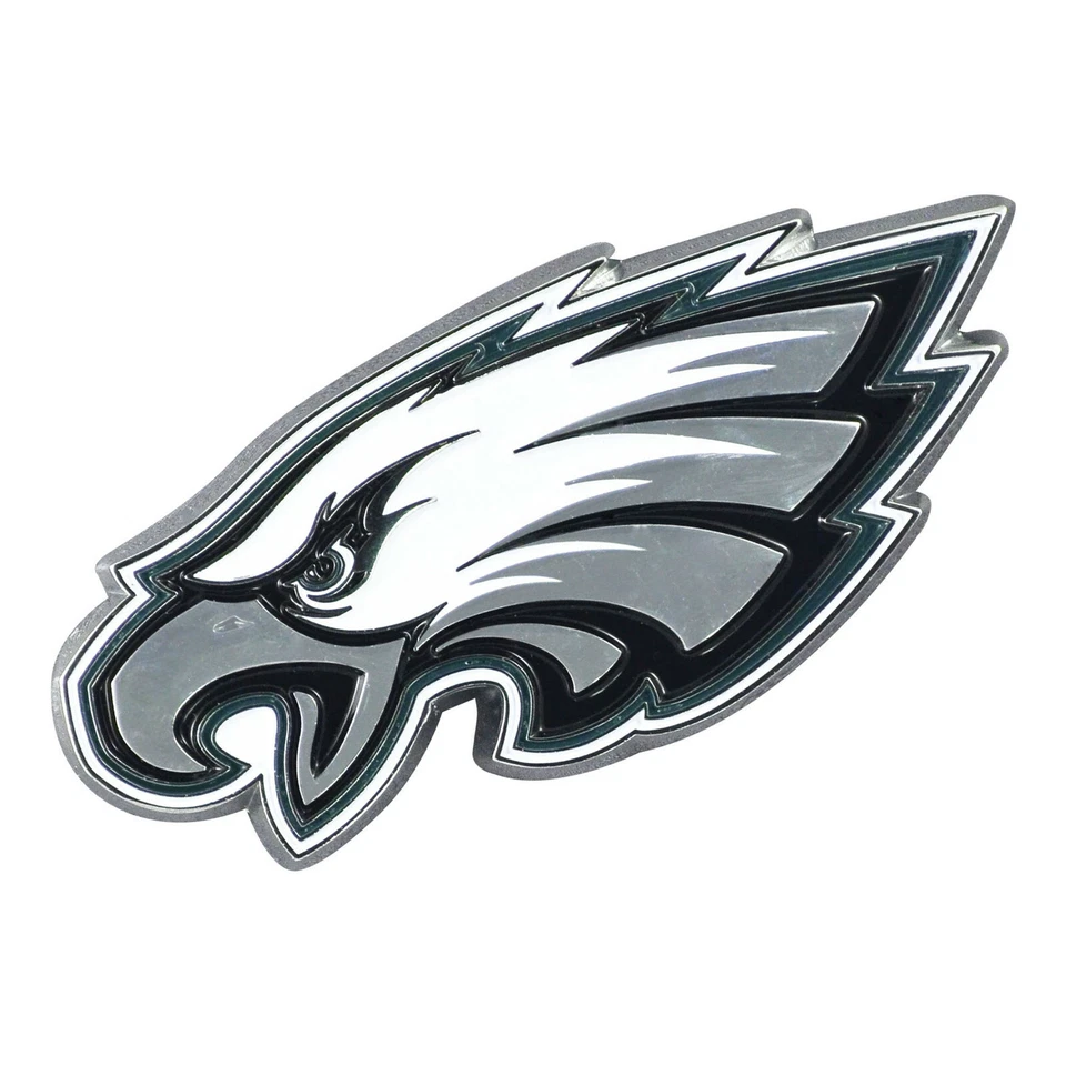 Fan Mat Emblem NFL Philadelphia Eagles Logo Painted Heavy Duty Chrome 22599