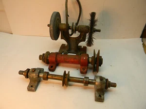 3 Belt driven Bench Arbors.; Machinist, mechanic, shop - Picture 1 of 7