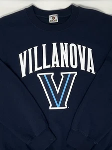 Villanova University Campus Colors Navy Blue Crewneck Sweatshirt (S/M) - Picture 1 of 7