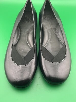 Zapatos planos de ballet sin cordones negros para mujer Nurture talla 6 1/2 NUEVO Foto 1 de 4