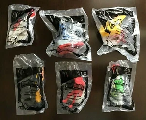 Juego completo de 6 juguetes de McDonald's Happy Meal 2005 Power Rangers - Imagen 1 de 3