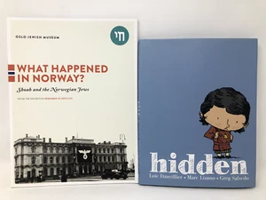 Jewish Museum History Books - "Hidden" Graphic Novel + What Happened in Norway? - Picture 1 of 17