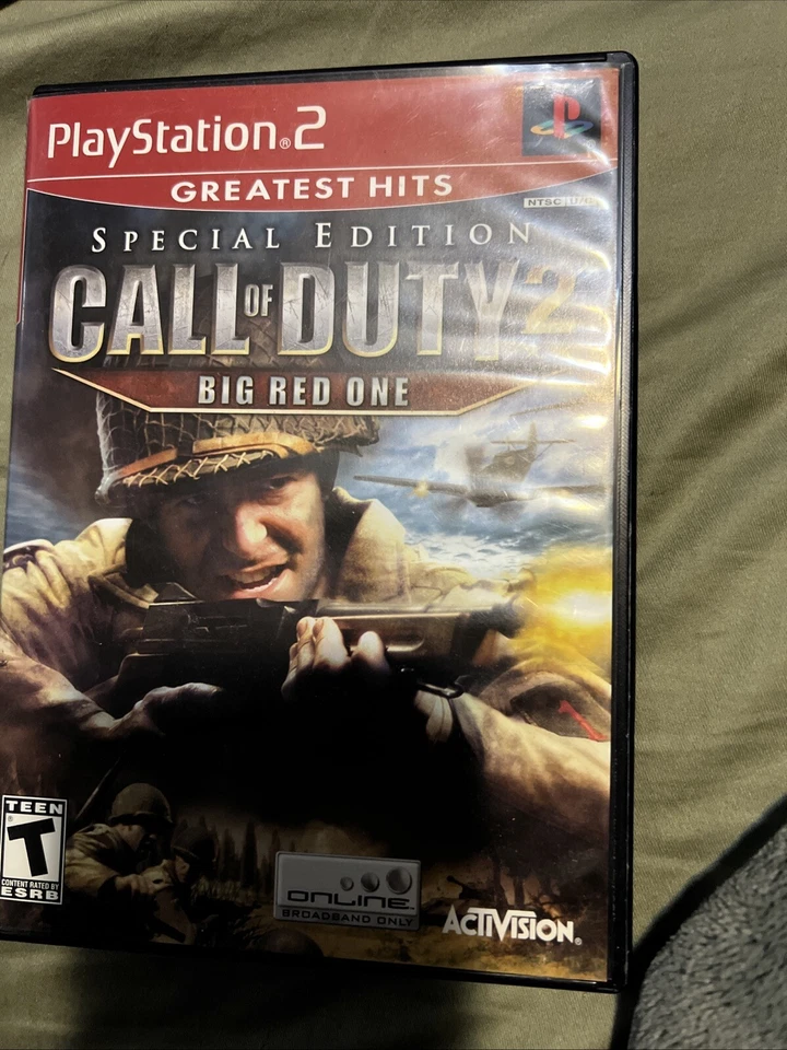 Call of Duty 2: Big Red One -- Enhanced Greatest Hits (Sony PlayStation 2, 2006) - Image 1 of 1
