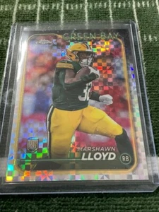 2024 TOPPS CROMO XFACTOR RC MARSHAWN LLOYD - Imagen 1 de 2