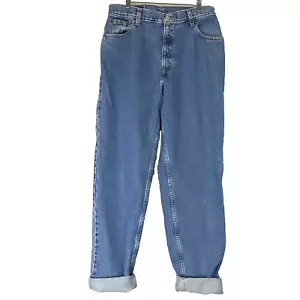 Vintage 90s Levi's 550 Denim Jeans 12 MIS L 100% Cotton Relaxed Fit Tapered USA - Picture 1 of 12