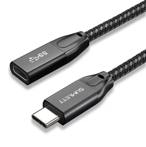 USB C Extension Cable, (2Ft/0.6M) USB 3.1 Gen 2 Type C Male to Female Extender C - Picture 1 of 12