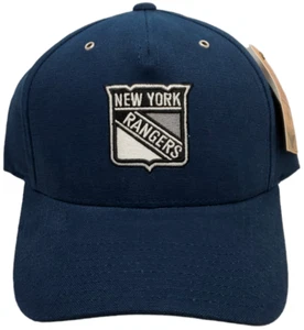 New York Rangers Snapback B&W Stitched Logo Navy B2 - Picture 1 of 3