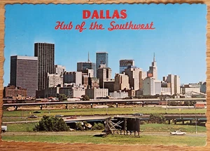 Postal Hub of the Southwest Dallas Texas 1969 PC Dexter Press vista del horizonte - Imagen 1 de 1