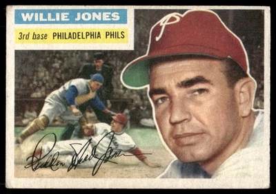 1956 Topps - Willie Jones #127 Foto 1 de 2