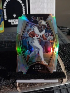 Alvin Kamara 2021 Panini Select Prizm Die-Cut New Orleans Saints Football Card  - Picture 1 of 2